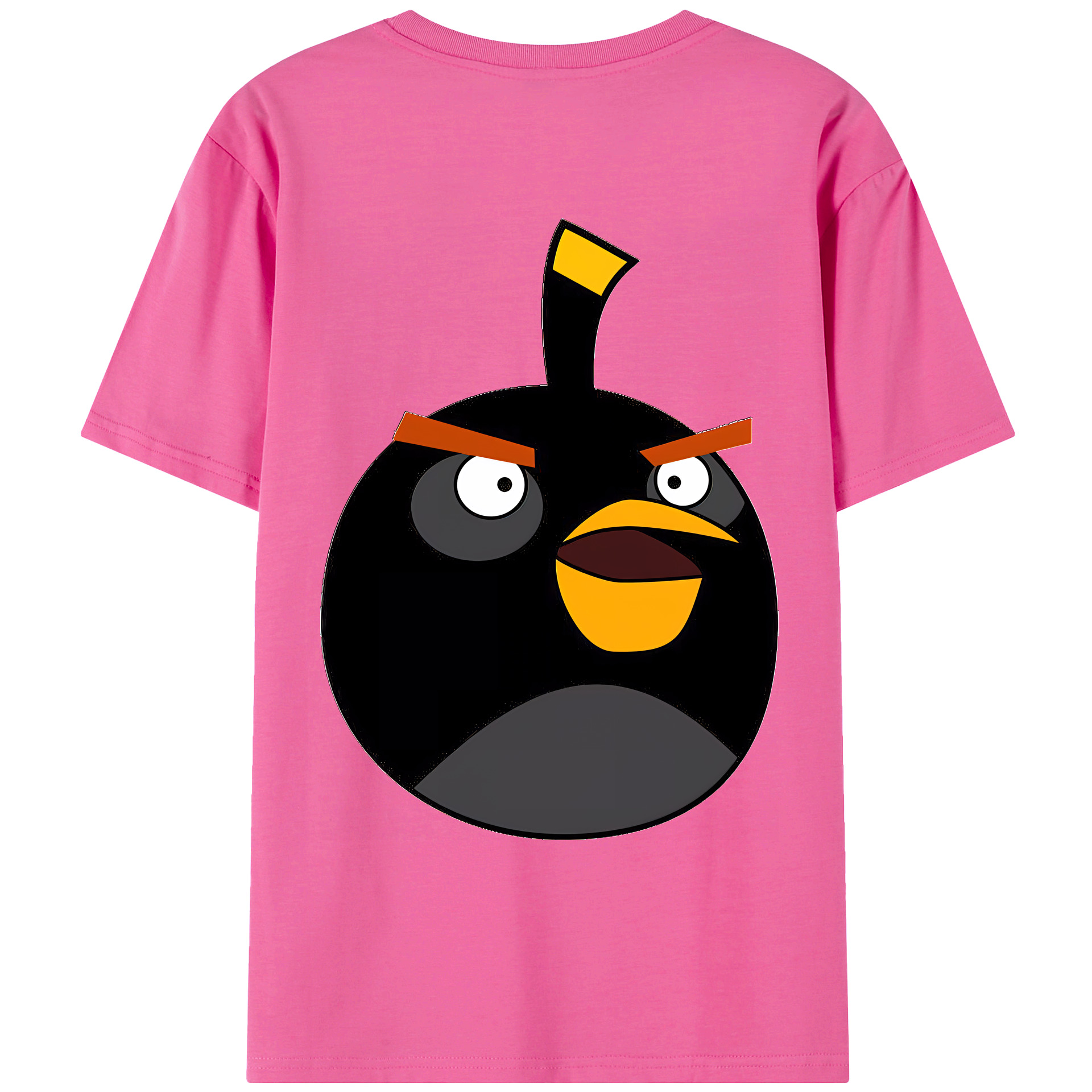 （画像用） Angry Birds アングリーバード レディース半袖Tシャツ(バックプリント)